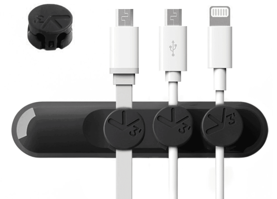 BCASE TUP T'UP Magnetic USB Cable Clip Desk Tidy Organiser Wire Lead USB Cable Holder Magnet