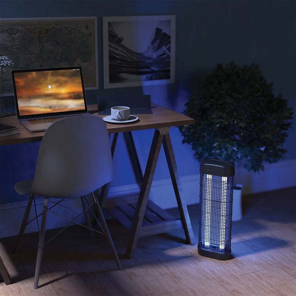Green Lion Smart Insect Killer 30W UVA Light Mosquito Trap with Timer Remote Control Quiet Operation 80m² Coverage Black |GL-IK30A||GNSIKLLT30BK|