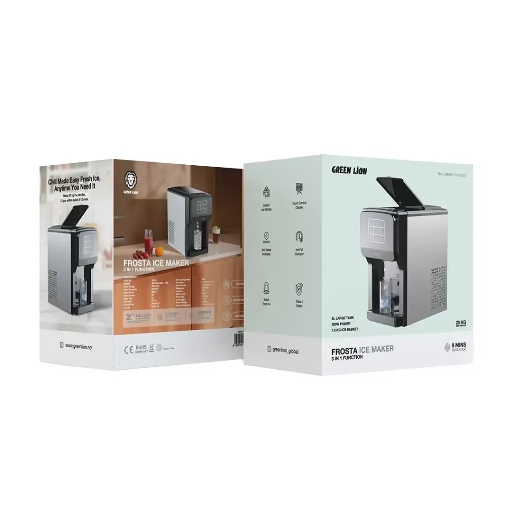 Green Lion Frosta 3 in 1 Ice Maker 5L Black with 200W Power | GXC5 | 6935100196893 |