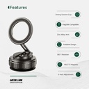 Green Lion GX-35 Suction Phone Holder - Black | GNGX35SPHLBK |