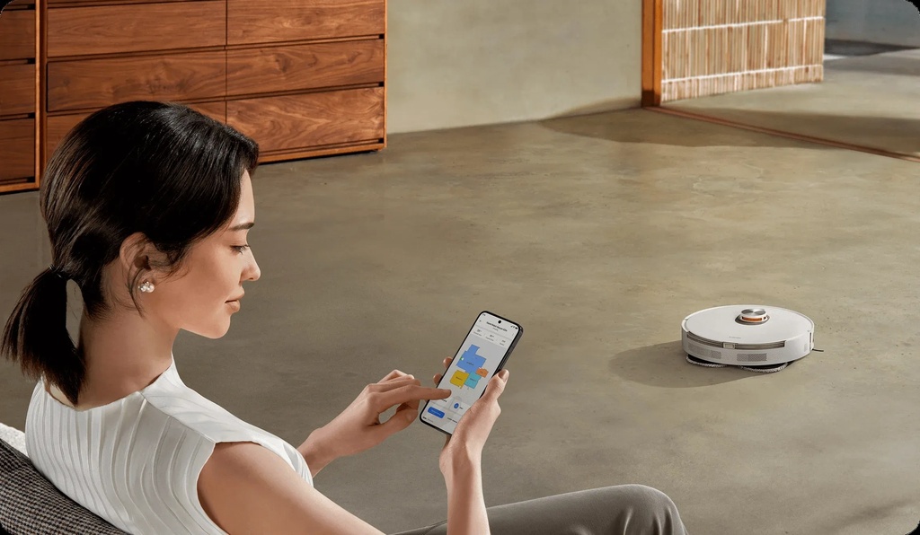 Xiaomi Robot Vacuum S20+ 6000Pa Suction LDS Laser Navigation Dual Rotating Mop Pads Smart Carpet Detection Auto Mop Lifting 170 Minute Runtime WiFi App Control Voice Assistant Compatible