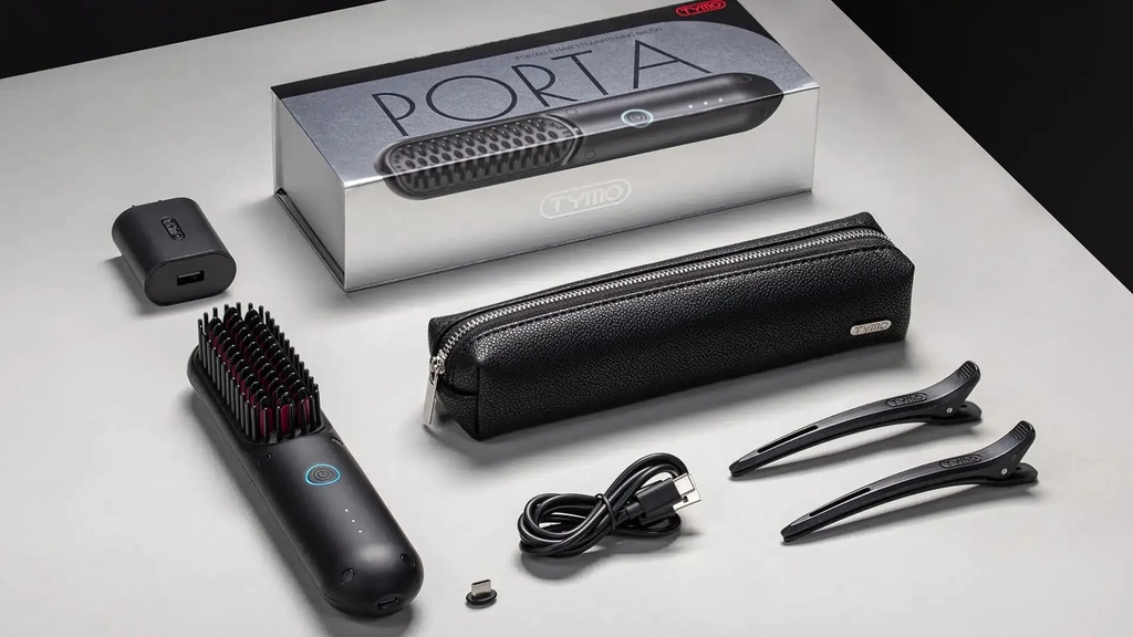 TYMO PORTA Portable Hair Straightening Brush | HS120/P |