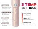 TYMO CURLGO - Cordless Auto Curling Iron 1 Inch Ceramic Barrel with T-GLOSS Coating | 759041280444 |