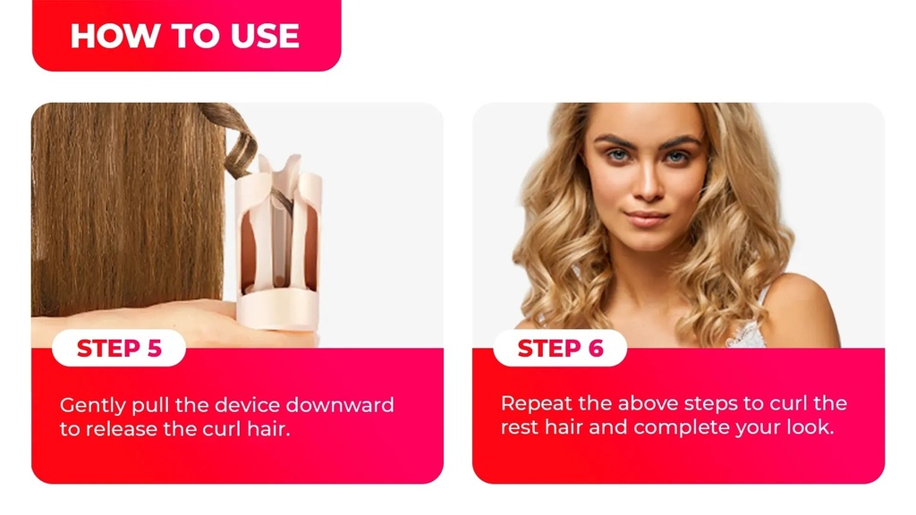 TYMO CURLGO - Cordless Auto Curling Iron 1 Inch Ceramic Barrel with T-GLOSS Coating | 759041280444 |
