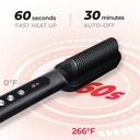 TYMO RING PLUS Ionic Hair Straightening Comb with 9 Temperature Settings - LED Display | HC103 |