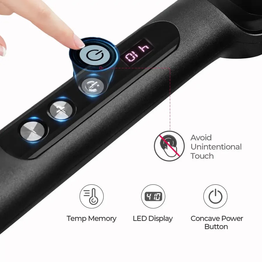 TYMO RING PLUS Ionic Hair Straightening Comb with 9 Temperature Settings - LED Display | HC103 |