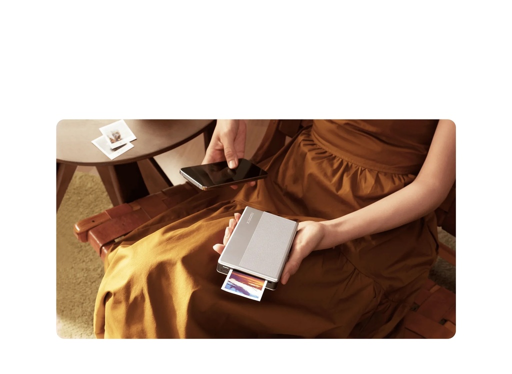 Xiaomi Portable Photo Printer 1S -  Bluetooth 5.2 Wireless Mini Pocket Printer, Compatible with Android iOS | MJKDDYJ02HT |