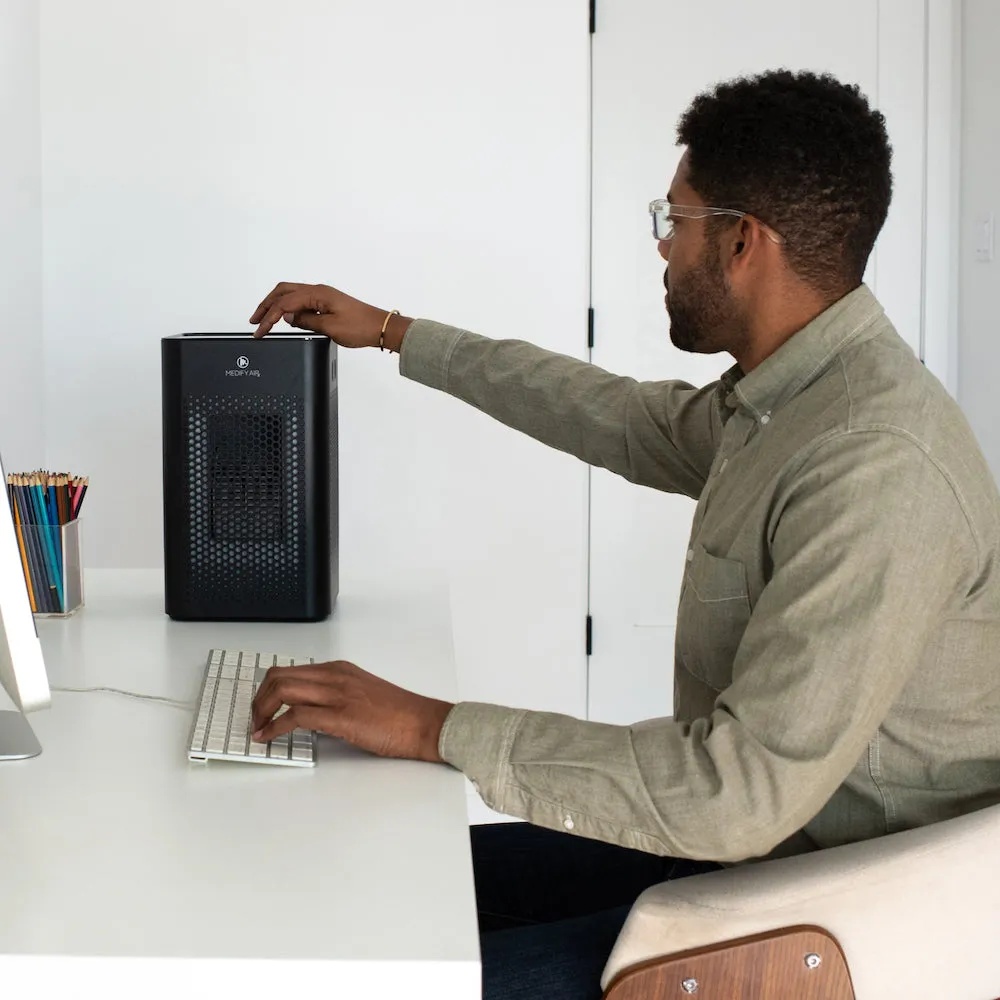 MEDIFY AIR Purifier With Touch Controls - Medium size | MA-25-UK-W1/S1/B1 |