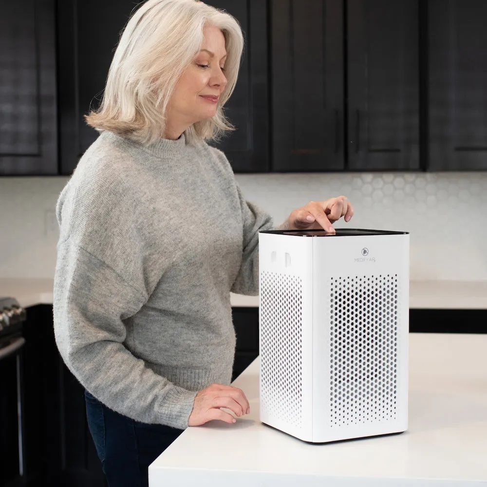 MEDIFY AIR Purifier With Touch Controls - Medium size | MA-25-UK-W1/S1/B1 |