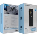 Powerology 27000mAh Smart Display Power Bank 140W PD3.1 USB-C Fast Charging Portable Charger with 3-Port Output for Laptop Tablet and Smartphone Simultaneous Charging