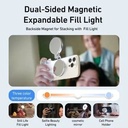 TELESIN CO3 Magnetic Selfie Ring Light & Fun Shot Magnetic Grip | S5-BGD-01 | P1-MP-10 |
