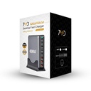 7MD Desktop Fast Charger With GaN Safety Technology, With 5 Type-C +3 USB Ports & 600W Total Power