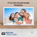 15.6" Vibrant Full HD Smart Multimedia Wi-Fi Digital Photo Frame | Memoria-15 |
