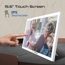 15.6" Vibrant Full HD Smart Multimedia Wi-Fi Digital Photo Frame | Memoria-15 |