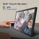 15.6" Vibrant Full HD Smart Multimedia Wi-Fi Digital Photo Frame | Memoria-15 |