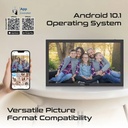 15.6" Vibrant Full HD Smart Multimedia Wi-Fi Digital Photo Frame | Memoria-15 |