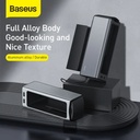 Baseus Deluxe Metal Armrest Console Organizer Dual USB Power Supply Retractable Cup Holder Car Center Console Storage Compact Metal ABS Design | CRCWH-A01 |