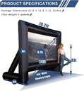 INFLATABLE OUTDOOR'S MOVIE'S & SERIES PROJECTOR SCREEN WITH PORTABLE STORAGE BAG