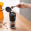 LePresso Cordless Electric Conical Burr Grinder 800mAh Rechargeable Portable Coffee Mill 35g Capacity USB Charge 40 Cups Battery Powered Espresso Grinder | LPRCGRBK |