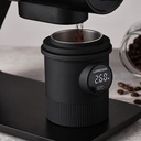 Lepresso Smart Dosing Cup 500g 0.1g Precision Digital Coffee Scale Cup with USB‑C Rechargeable Portafilter Compatible | LPCFFM0044BK |