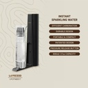 Lepresso Carbonator Instant Sparkling Water 800mL Portable CO2 Bottle Fizzing System Efficient Durable Compact