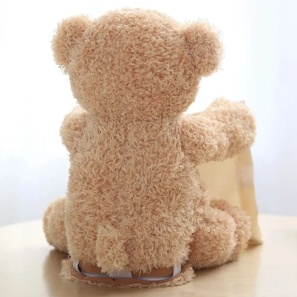 MOMMY & ME Peekaboo Bear for Kids is a singing, talking musical teddy bear with a cover for hiding | MM-39625 |