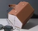 7MD Storage Box for Glasses, Portable Foldable Wall Hanging Case PU Leather Travel Grid Storage | 7MD SB01 |