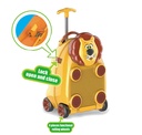 Remote Control Animal Trolley Luggage Game Kids Toy Travel Case