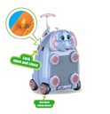 Remote Control Animal Trolley Luggage Game Kids Toy Travel Case