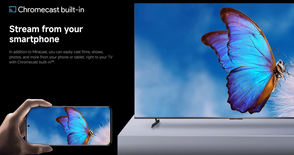 Xiaomi TV Max 100" 2025 – QLED 4K (3840×2160) Gaming TV | 144Hz, Dolby Vision, HDR10+, Google TV, Chromecast, AirPlay, Bluetooth 5.2, Wi-Fi 6, HDMI 2.1