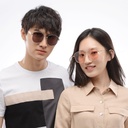 MW SM110 Polarized Sunglasses From Xiaomi Youpin Metal Square Frames Stylish UV-proof Anti-dazzle Sunglasses Outdoor Men Women Sunglasses - Brown Square
