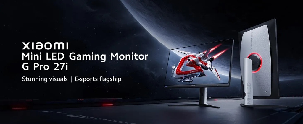 Xiaomi Mini LED Gaming Monitor G Pro 27i 27 inch QHD 2560x1440 180Hz 1ms HDR1000 1000 nits Peak Brightness 99% DCI-P3 Colour Calibration