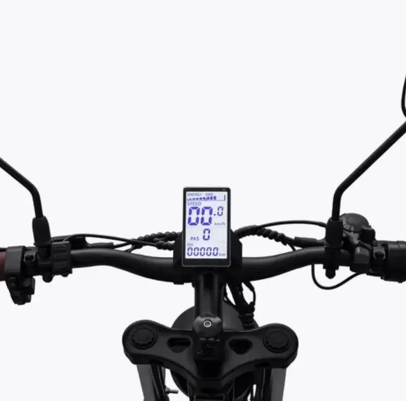 Kugoo V6 Harley Electric Bike 48V 28Ah 1000W Dual Motor Fat Tire 20 inch Foldable E Bike 50km h 70km Range 150kg Load