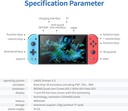 M20 Video Game Screen HD 7 inches Retro Handheld Game Console – RK3566 Quad-Core, IPS Display, EmuELEC 4.3, Bluetooth, Wireless Controller, TF Slot, 64GB, 4000mAh Battery