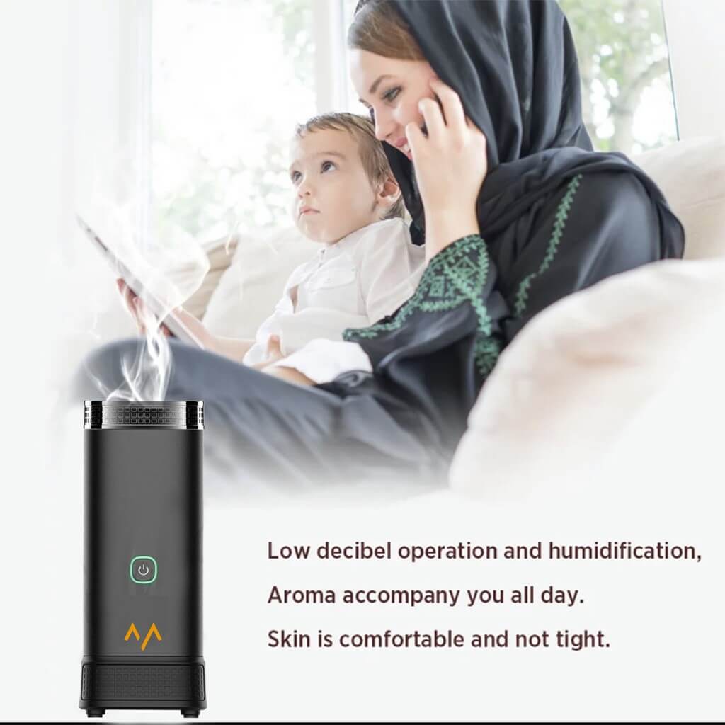 7MD High Quality Incense Burner Bukhoor | Unique Design | Tested Coil | Type-C Fast Recharge | Auto-off Timer | Incense Box | Turbo Fan | Safety Lock |