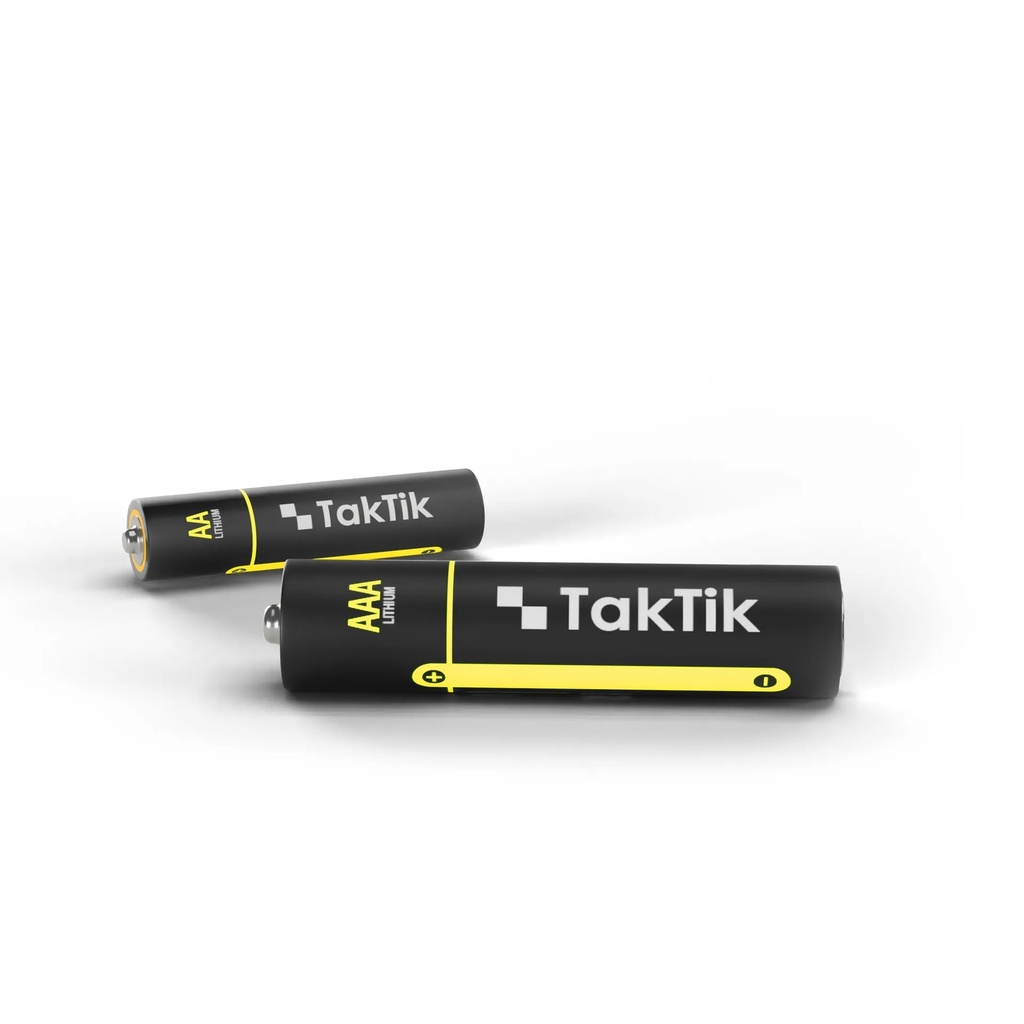 Taktik PowerPods Rechargeable AA & AAA Lithium Batteries with USB-C Magnetic Charging Case – Portable Smart Battery Kit | TT-PP-BC-5V |