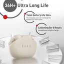 FIIL Atom Ear‑clip Bluetooth Headphones – Ultra‑light design, Bluetooth 5.4, 8h playback, Charging Case with 3.5x refills, IPX5 Waterproof | F047 | 