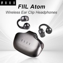 FIIL Atom Ear‑clip Bluetooth Headphones – Ultra‑light design, Bluetooth 5.4, 8h playback, Charging Case with 3.5x refills, IPX5 Waterproof | F047 | 