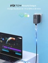 RAVPOWER 5-in-1 Universal Adapter - for 190 Countries | PD70W | GaN 5.0 | RP-PC1061 |