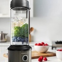 Powerology Press & Refresh Portable Blender – 126W Motor, 16,500 RPM, USB‑C Fast Charge, Dual 2500mAh Battery, 450mL | PSM013BK | PSM013WH |