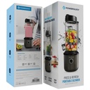 Powerology Press & Refresh Portable Blender – 126W Motor, 16,500 RPM, USB‑C Fast Charge, Dual 2500mAh Battery, 450mL | PSM013BK | PSM013WH |