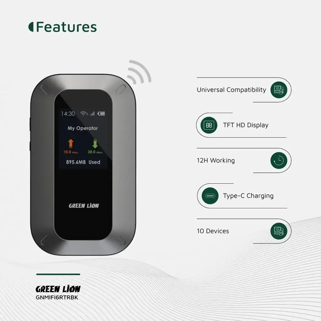 Green Lion Portable MIFI Router