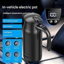 7MD Car Electric Kettle – 12V/24V DC Portable Travel Boiler with LCD Display | 800ML 304 Stainless Steel | Adjustable Temperature 55–100°C | Fast Heating for Tea, Coffee, Milk – Outdoor Use