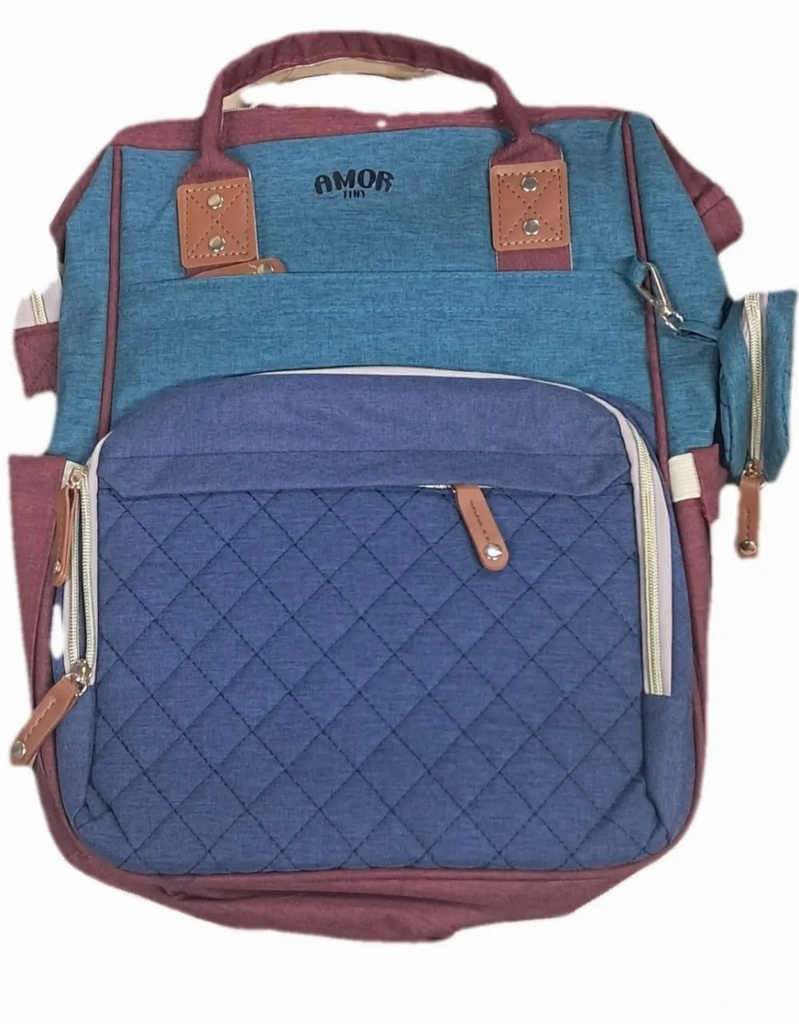 AMOR TINY Diaper Bag – Portable Baby Bag with USB Charging Port