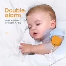 AMOR TINY Wired Bedwetting Alarm for Kids & Elderly | Sound & Vibration with LED Alert for Potty Training & Night Support