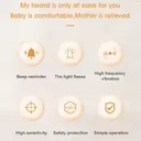 AMOR TINY Wired Bedwetting Alarm for Kids & Elderly | Sound & Vibration with LED Alert for Potty Training & Night Support