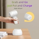 AMOR TINY Wireless Baby Hair Dryer – Cordless, Silent & Low-Radiation Design with Two-Speed & High‑Temp Protection