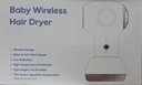 AMOR TINY Wireless Baby Hair Dryer – Cordless, Silent & Low-Radiation Design with Two-Speed & High‑Temp Protection