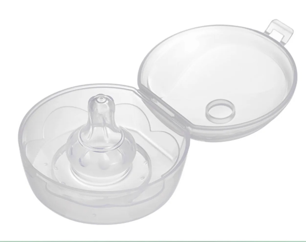 AMOR TINY Manual Breast Pump & Silicone Nipple Shield Set – Safe, Comfortable Feeding Companion