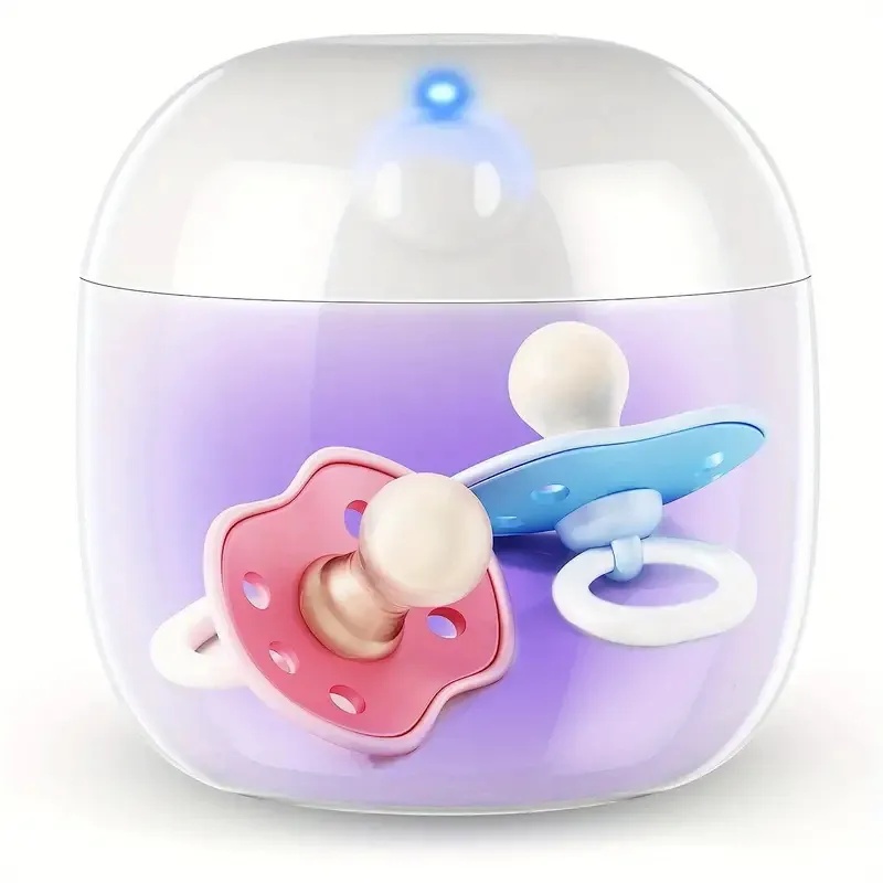 AMOR TINY Mini UV‑C Sanitizer Box – Portable Pacifier & Accessory Sterilizer for Baby Nipples, Teethers, Headphones, Bottles
